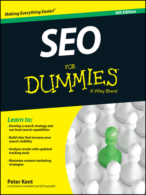 Title details for SEO For Dummies by Peter Kent - Available